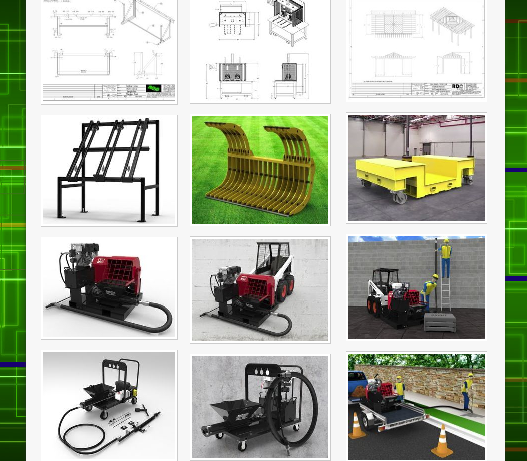 Photo Gallery of Previous RDO drafting & design website